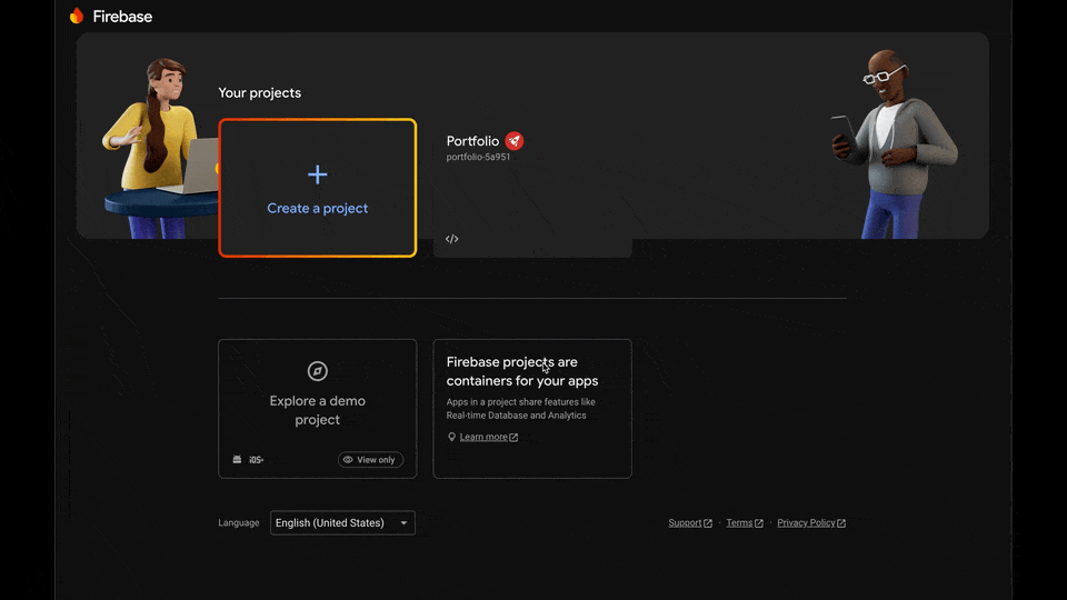 Create a new project